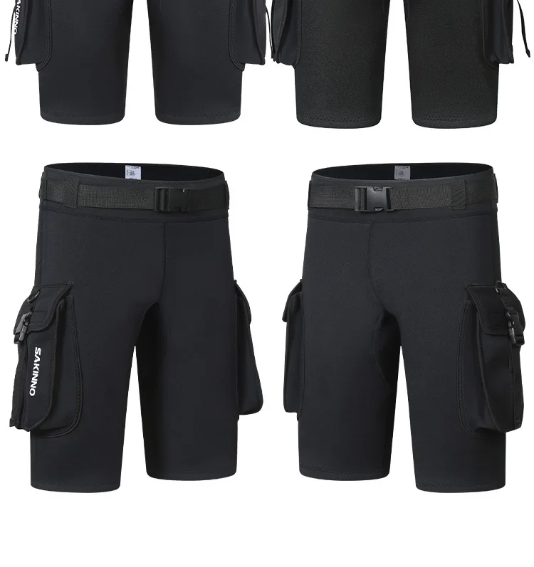 Pantaloncini da sub con tasca pantaloncini Tech in Neoprene da 3mm
