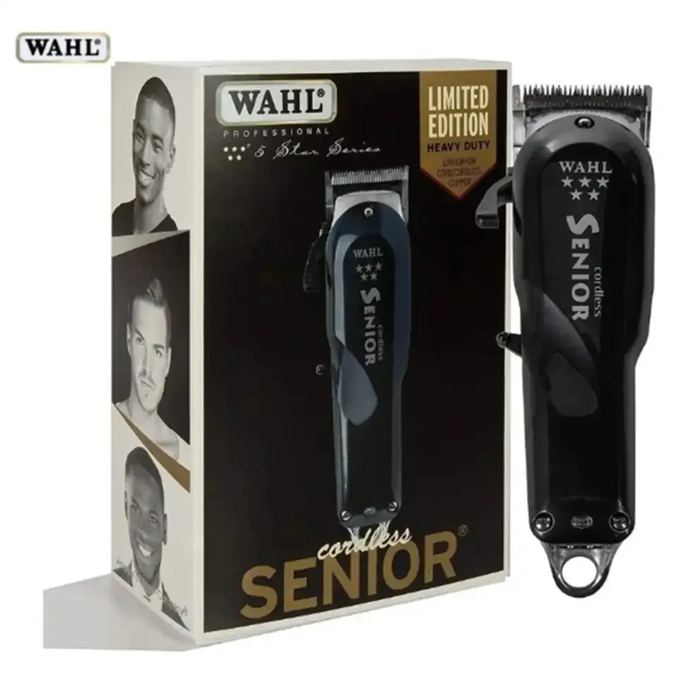 100% 오리지널 Wahl 8504 전문 무선 시니어 클리퍼, 스타일리스트 및 이발사 공식 Wahl 8504, 5 성급 메탈 시리즈