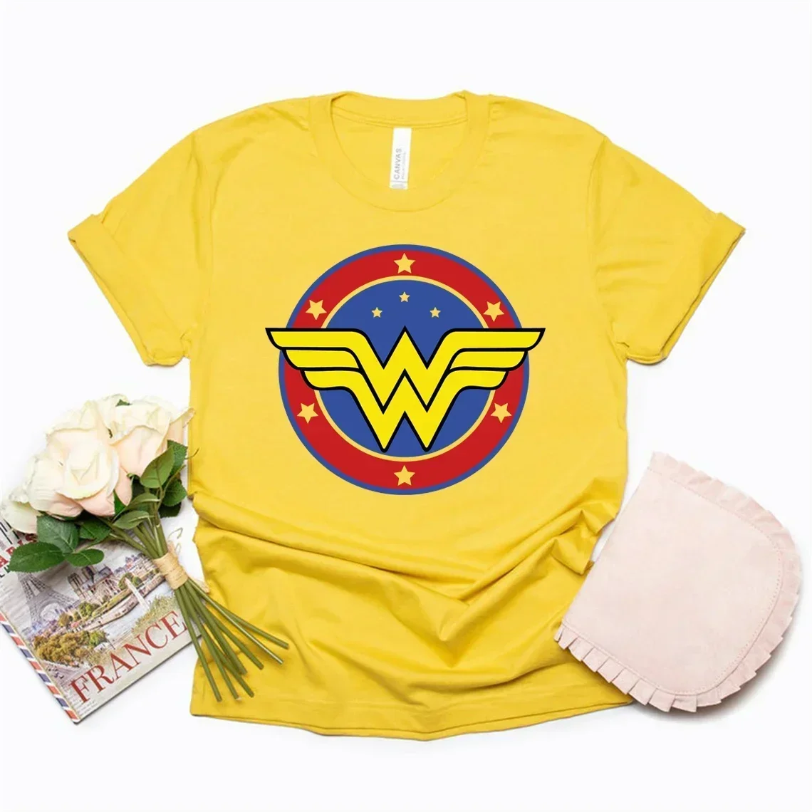 Children Cotton T-Shirt Girl Power Tshirt Superhero Baby Tee Graphic Top Summer Short Sleeve Boy Girl Tshirt Kids Clothes 6