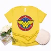 Children Cotton T-Shirt Girl Power Tshirt Superhero Baby Tee Graphic Top Summer Short Sleeve Boy Girl Tshirt Kids Clothes 6