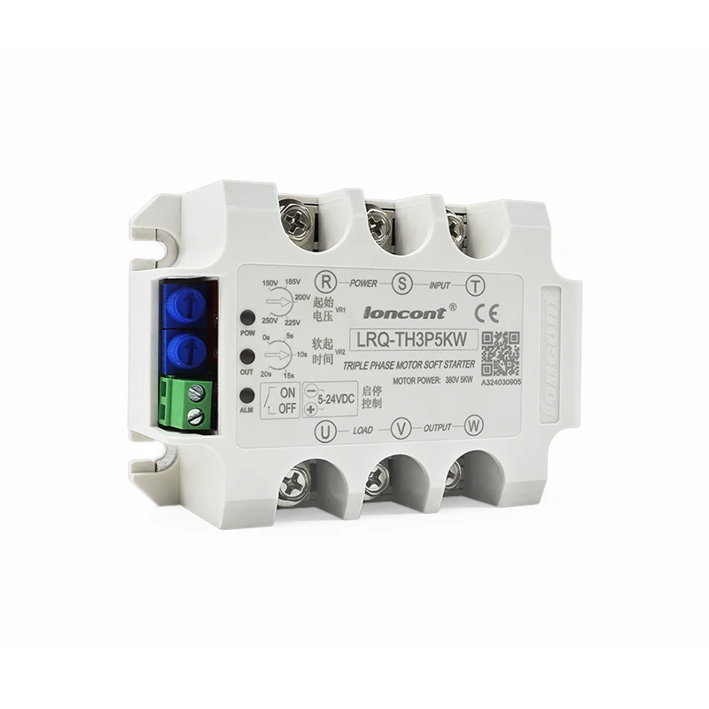 Motor Soft Starter Module Three/Single Phase Motor Soft Starter Online Slow Start Solid State Relay Decompression And Step-Down Controller