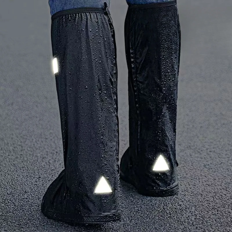 Rainproof Anti Slip Thickened Wear-resistant Outdoor Sand Resistant High Cylinder Riding Shoe Covers