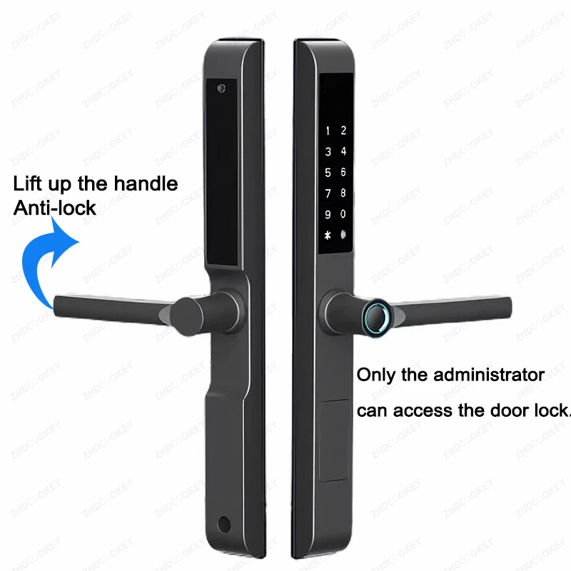Waterproof TTLock Smart Lock APP Control Fingerprint Password RFID Card Keypad W
