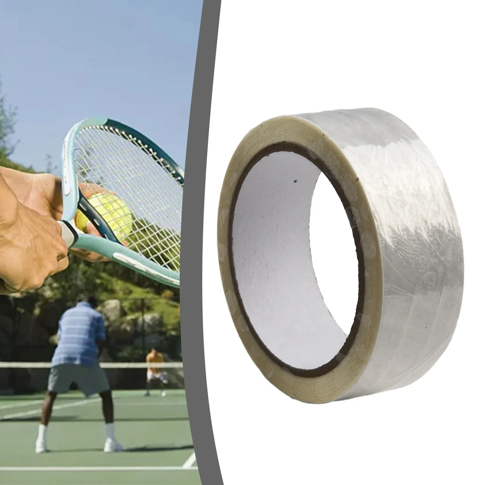 

5M Tennis Racket Paddle Head Protection Tape Sticker For Pickleball Beach Racket Transparent Tennis Racket Protector