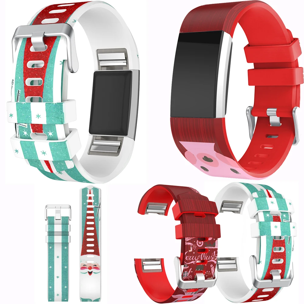 ChristmasStylereplacementstrapForFitbitCharge2watchBand