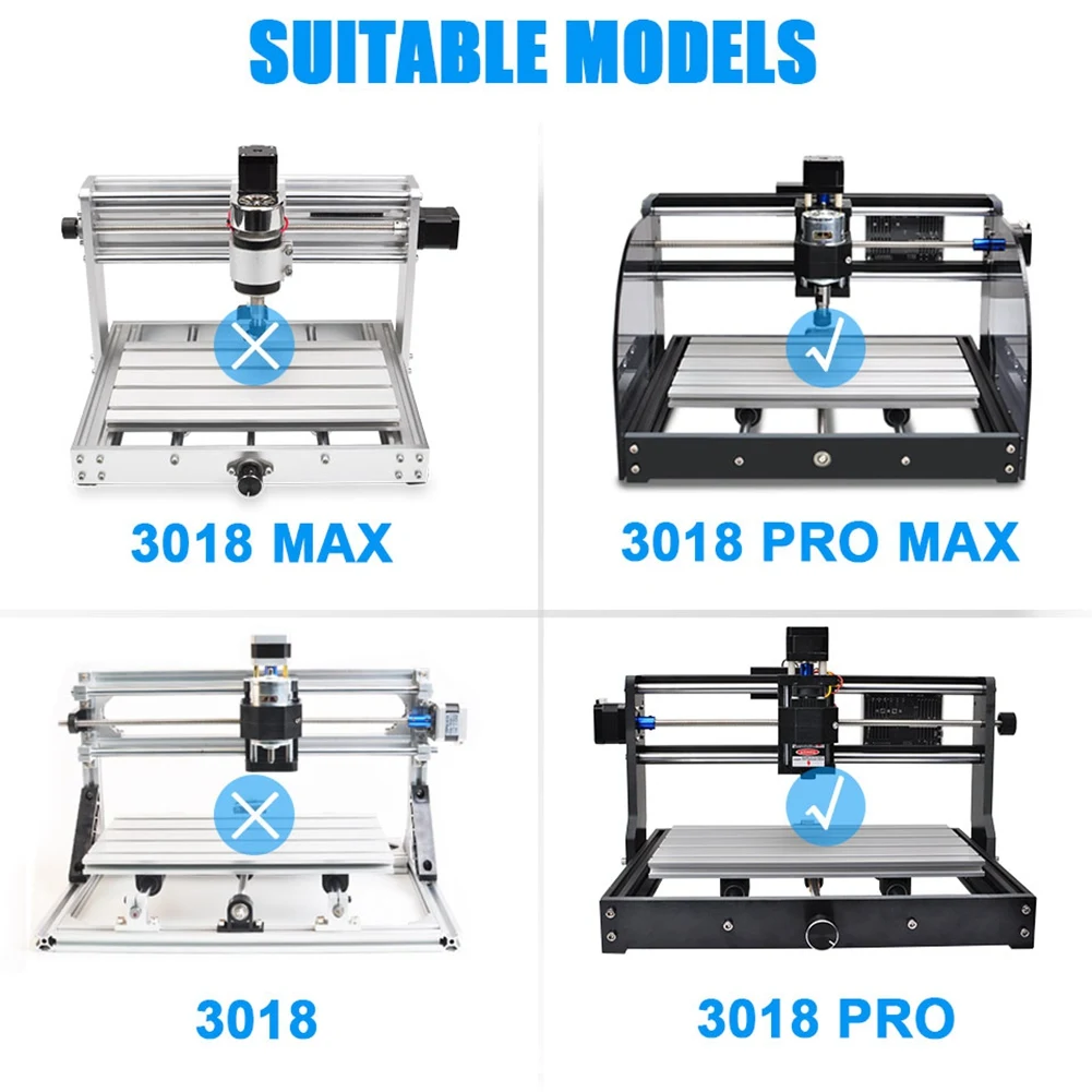 CNC 3018 PRO Extension Kit Upgrade Kit 3018 to 3040 Compatible with Pro CNC Engraving Milling Machine(B)