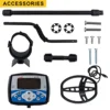 Treasure Hunter MT705 Professional V-Flex Underground Metal Detector Scanner 11" Coil Metal Detecting Waterproof Tool Pinpointer 3