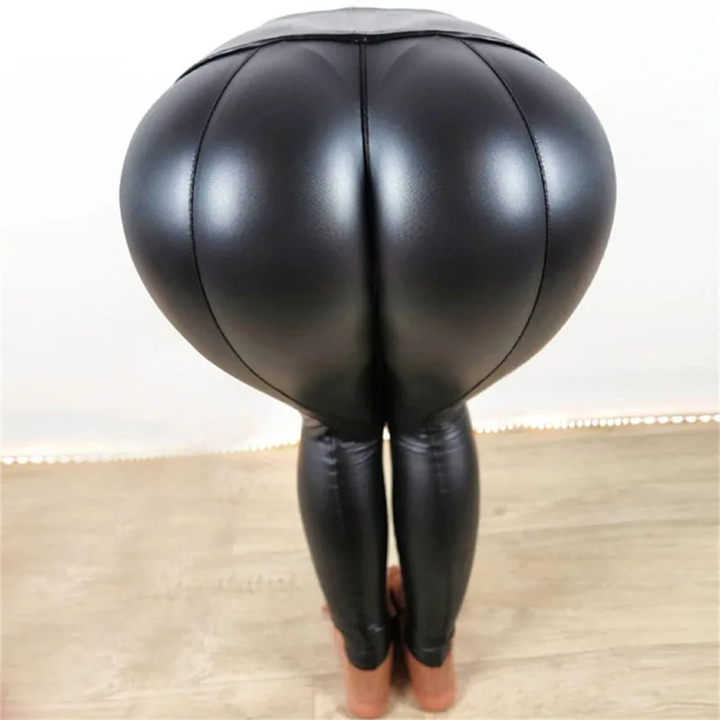 New pu Leather Pants Leggings High Waist Women Sexy Elastic Skinny Push Up Leggings Stretch Jeggings Women Legins drop shipping