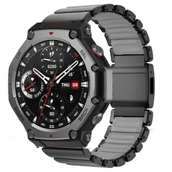 Luxury Alloy Metal Magnetic Strap with Buckle - Premium Watch Band Accessories - Amazfit T - Rex (BH)