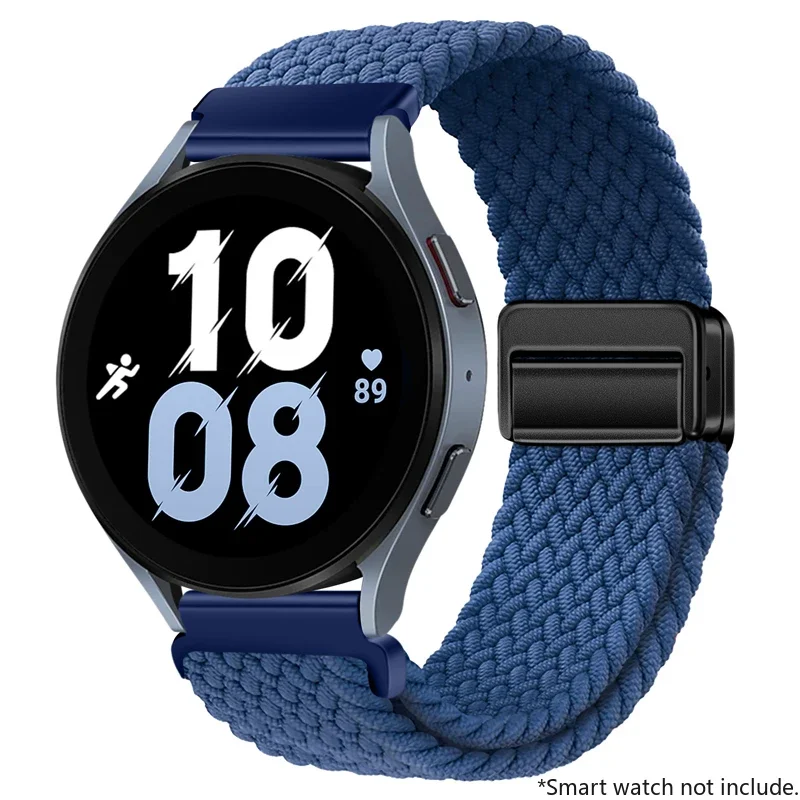 Adjustable Nylon Buckle Strap for Smartwatches - 22mm/20mm