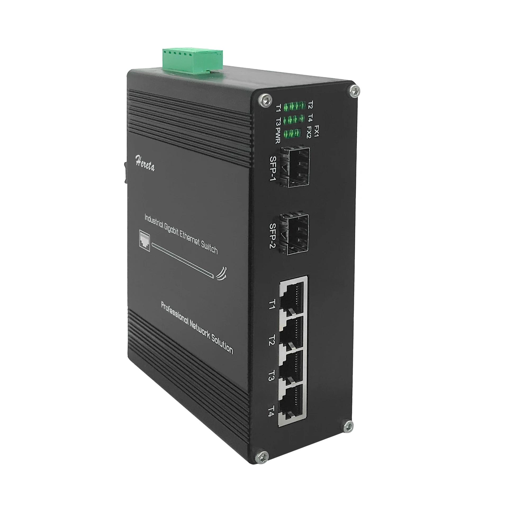 Industrial 4-Port Gigabit PoE++ 1-Port Gigabit RJ45 1-Port Gigabit SFP  Unmanage