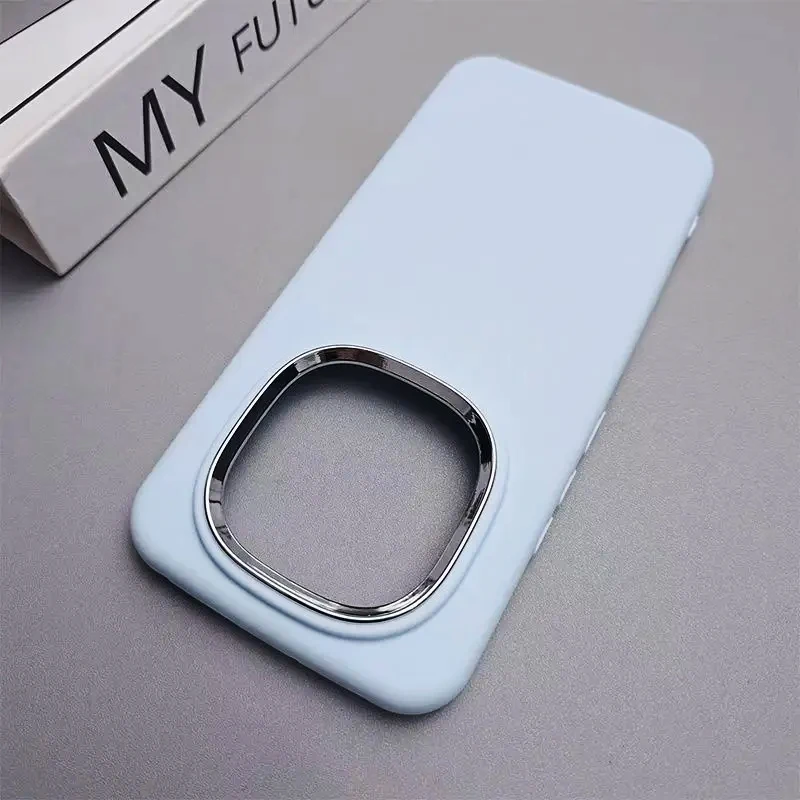 Luxury Plating Solid Color Phone Case - Simple Soft Cover