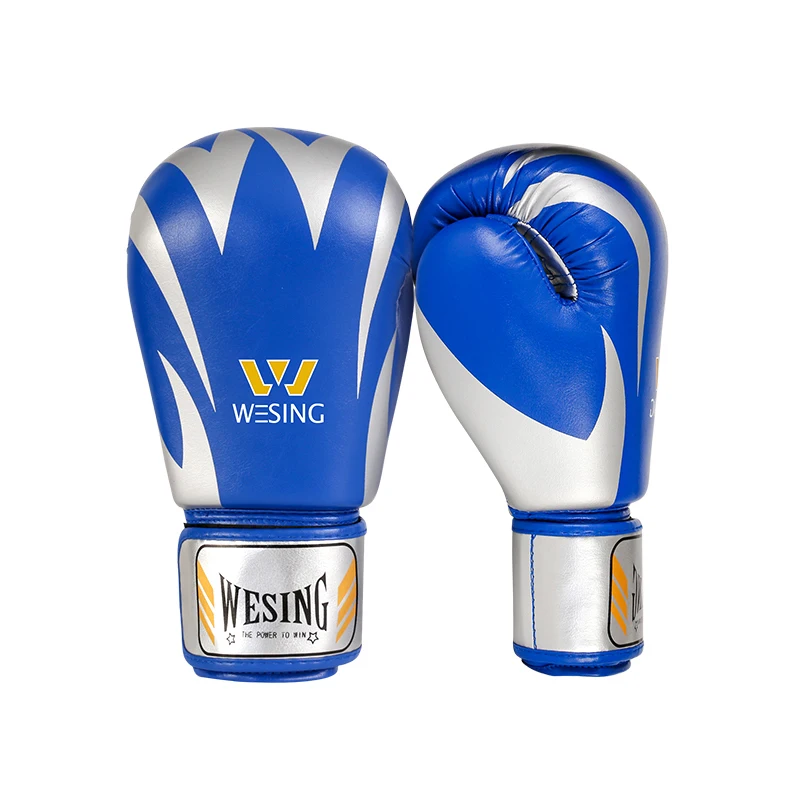 Wesing 6/10oz Child Adult MMA Muay Thai Boxing Gloves Sanda Kickboxing Martial Arts Training Mitts Equipment DEO
