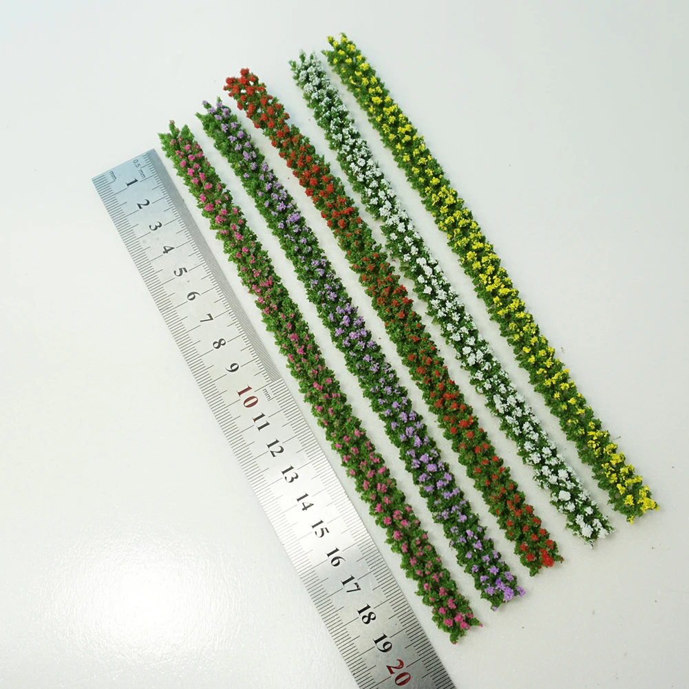 Description Picture 5 of itemSelf-Adhesive Fake Static Grass Tufts Miniature Scenery Mixed Wildflowers Flower Cafts Artificial Grass Modeling DIY Ornament