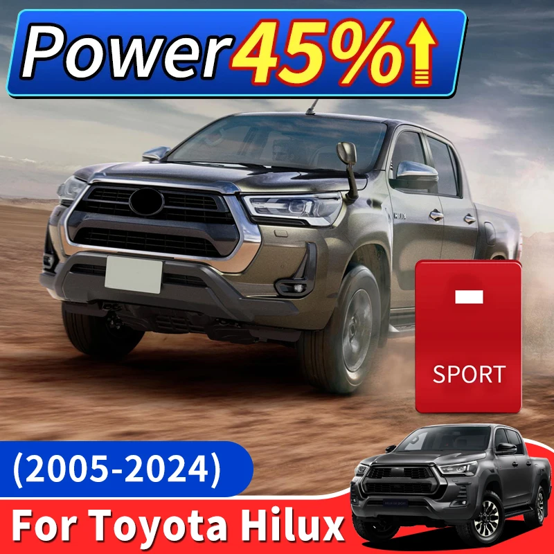 Použitelné na 2005-2024 Toyota  HILUX HILUX VIII podávacího energie modul akcelerátor koňská síla accelera akcelerace aktualizovat systém