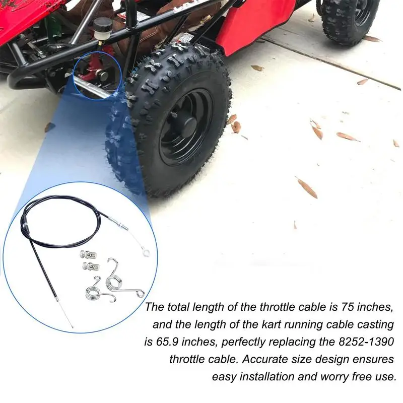 CIOM Terminali universali per cavo freno/acceleratore, 20 pezzi: morsetto di arresto universale da 1/8, parti di riparazione per Go Kart, moto, tosaerba, bici, scooter, trattori da giardino, colore