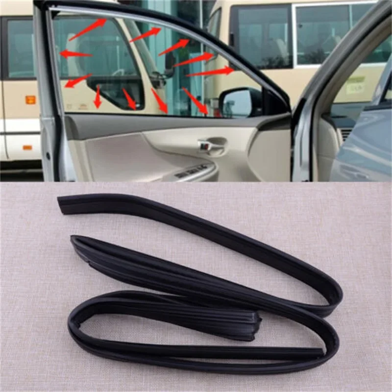 

1Pc Door Window Glass Guide Slide Rail Mud Groove Sealing Strip Suitable for Toyota Corolla ZZE122/ZRE120, 2004-2013 Auto Parts