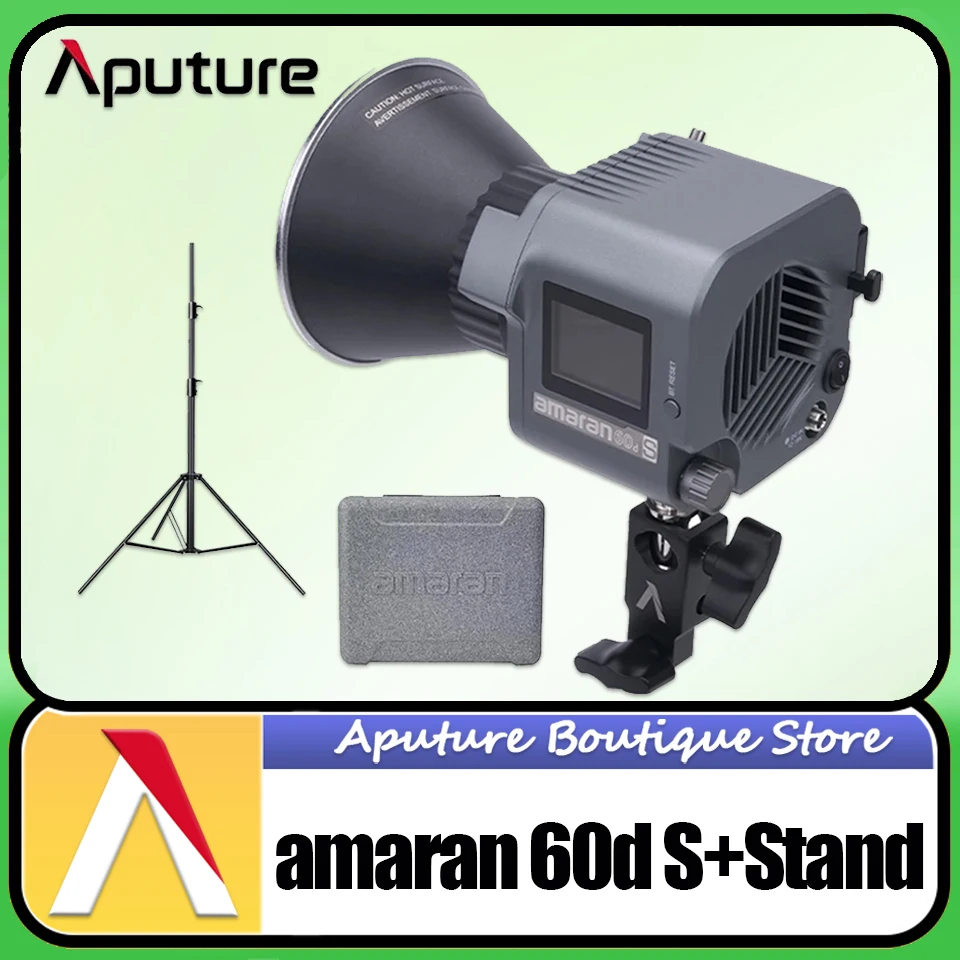 

Aputure Amaran COB 60d S 65 Вт дневное освещение для видеосъемки с подставкой 2 м для студийной фотографии комплект CRI 96 + TLCI 99 +