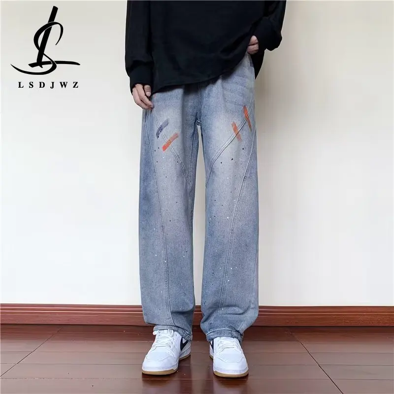

Female Clothing Y2k Korean Fashion Newjeans Denim Baggy Jeans Woman High Waist Vintage Clothes Women's Pants Straight Leg Jeans