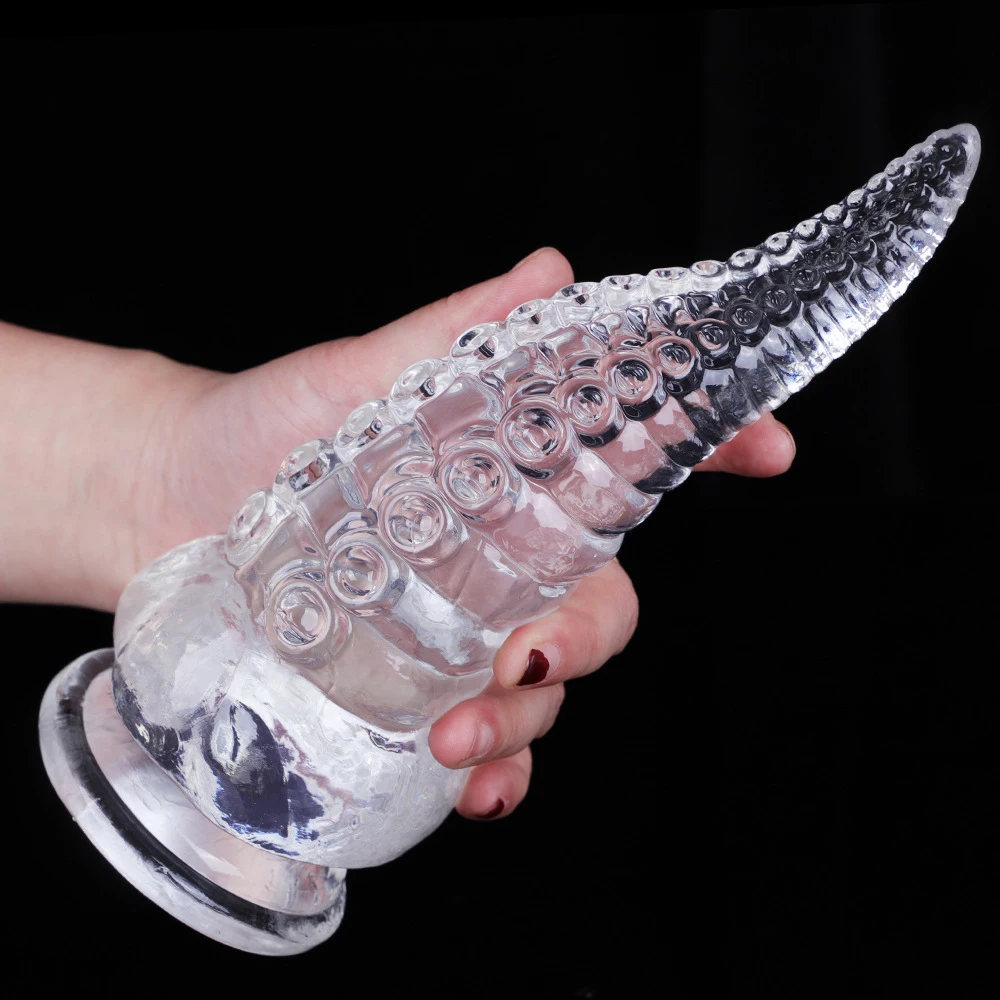 

Realistic Octopus Tentacle Dildo Soft Long Anal Plug Jelly Transparent Penis Alien Fantasy Monster Dildo Sex Toys Animal Cock