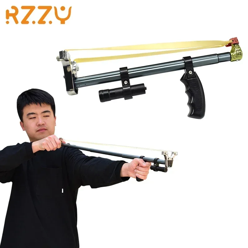 

Upgraded Version Of The Classic Small Long Pole Slingshot Portable Retractable Sling Field Hunting Equipment Powerful Slingshot