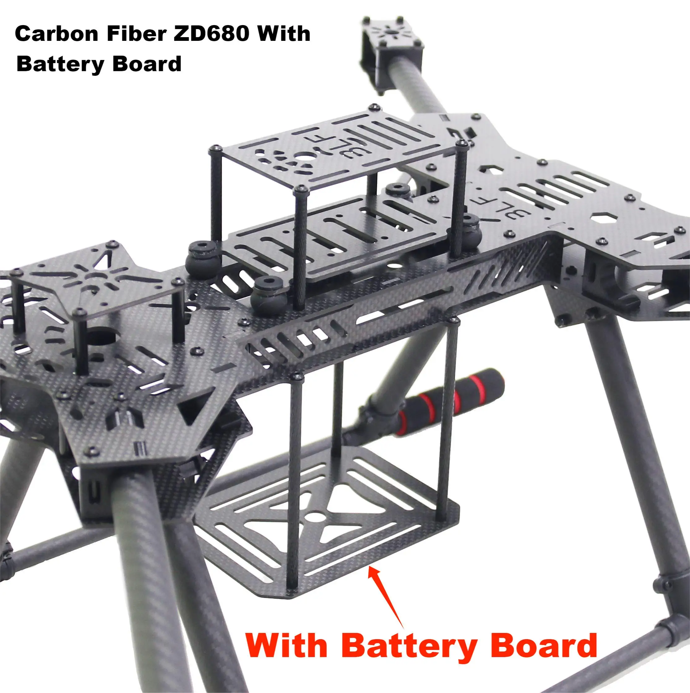 รูปสินค้า ชุดโครงเครื่องบิน FPV คาร์บอนไฟเบอร์ แขนพับได้ ZD680
