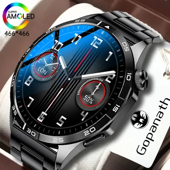 2023 New For Huawei Xiaomi GT4 Pro Smart Watch Men NFC GPS Tracker AMOLED Full Touch Screen Heart Rate Bluetooth Call SmartWatch