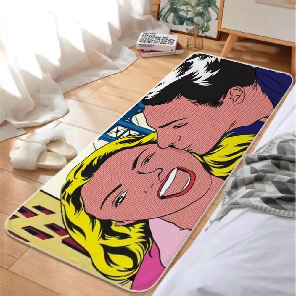 Floor Mat for Kitchen Mat for Hallway on the Floor Pop Art Things to the House Room Rug Entrance Door Doormat Home Accsessories 3