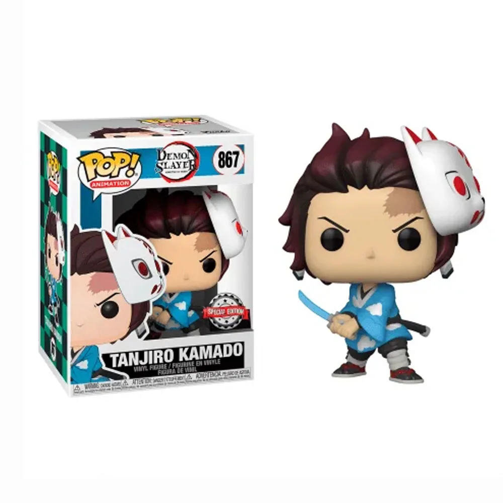 thumbnail image 1 of Funko Pop Demon Slayer Tanjiro Kamado 867 Zenitsu Agatsuma 869 Nezuko Kamado 868 figuras de acción de vinilo juguetes regalos para niños, 1 of 5