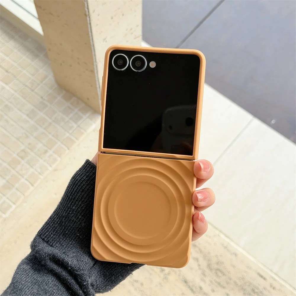 Candy Color Wavy MagSafe-Enabled Shockproof Case with Wireless Charging Compatibility