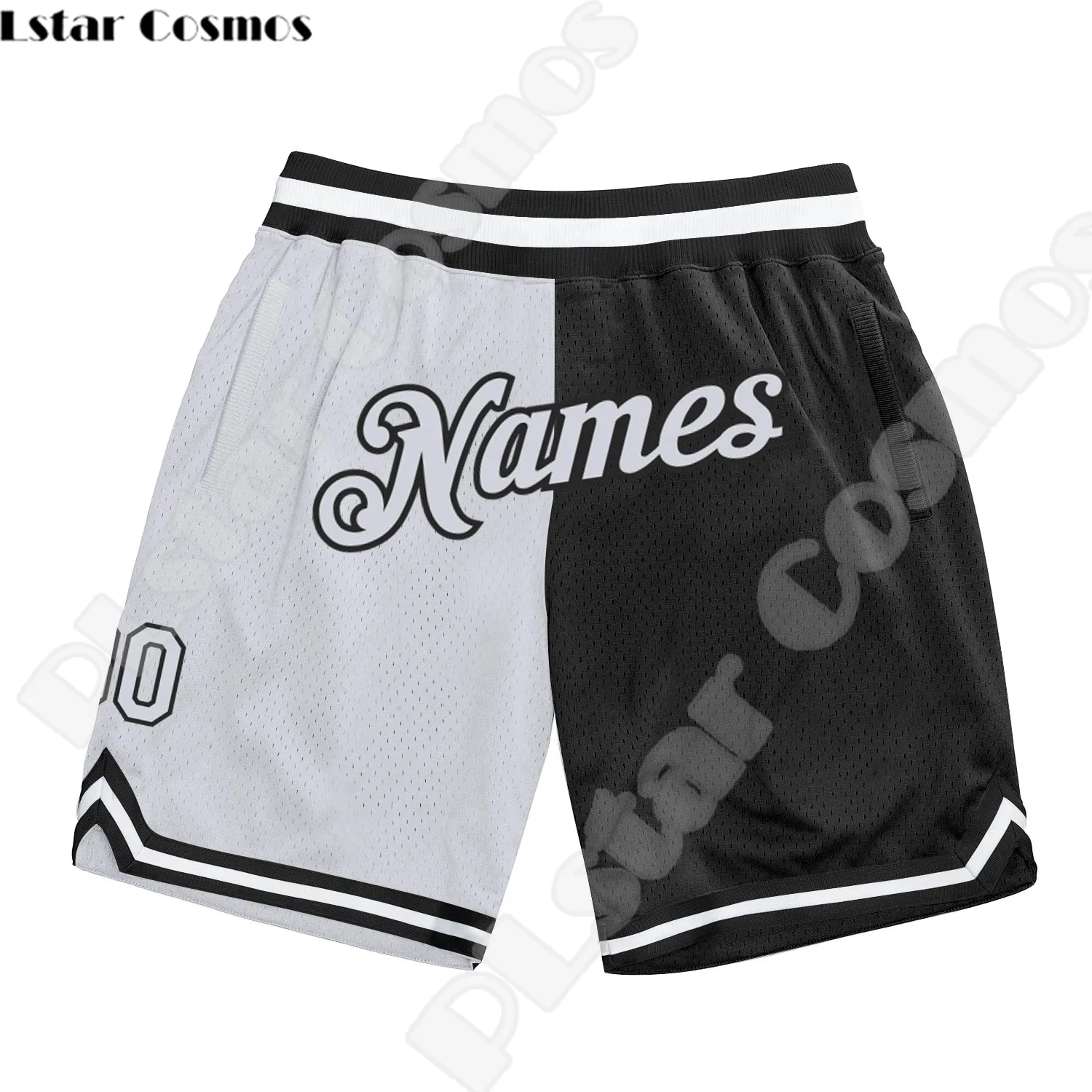 Custom Name DIY Logo Pattern Team Number Basketball Shorts Pants Retro Breathable Mesh 3DPrint Summer Harajuku Drop Shipping A14 3