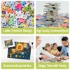 Solar System Planet Cartoon Puzzle Children Montessori Puzzle Education Tangram Game Family Parent Child Puzzle Leisure Toys 3