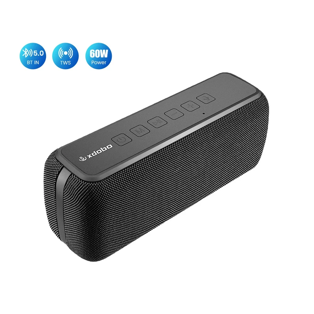 

XDOBO X8 60W Bluetooth Portable Speakers Bass Subwoofer Wireless Waterproof TWS 6600mAh Suporrt USB/TF/AUX Sound Box