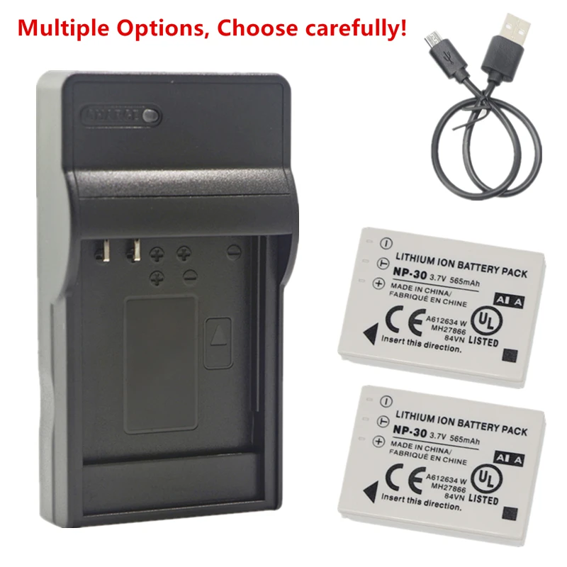 Np-30 Batteria O Caricabatterie Per Fujifilm Finepix F440 F450