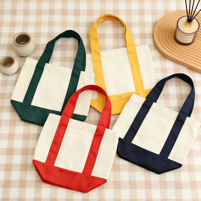 Large Reusable Fashionable Canvas Tote Bag for Shopping, Beach, and More