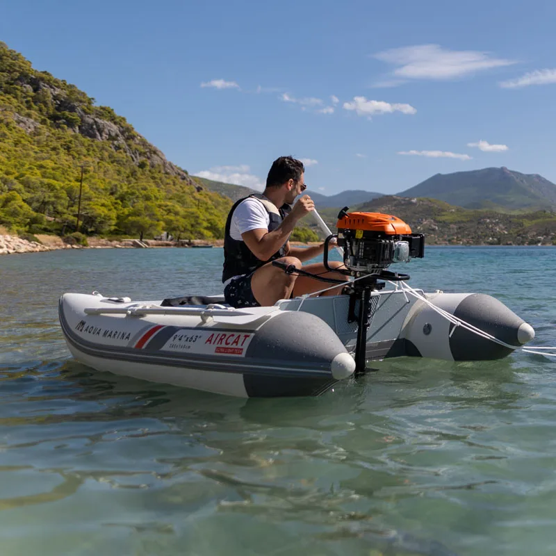 Catamaran Pneumatique Aqua Marina Aircat 11 - 3,35m, Blanc, Neuf Sous Emballage