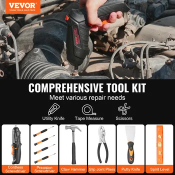 VEVOR Tool Kit 96/146 PCs General Hand Tool Set High-Quality Steel  for Home Maintenance DIY Projects and Automotive Repair 2