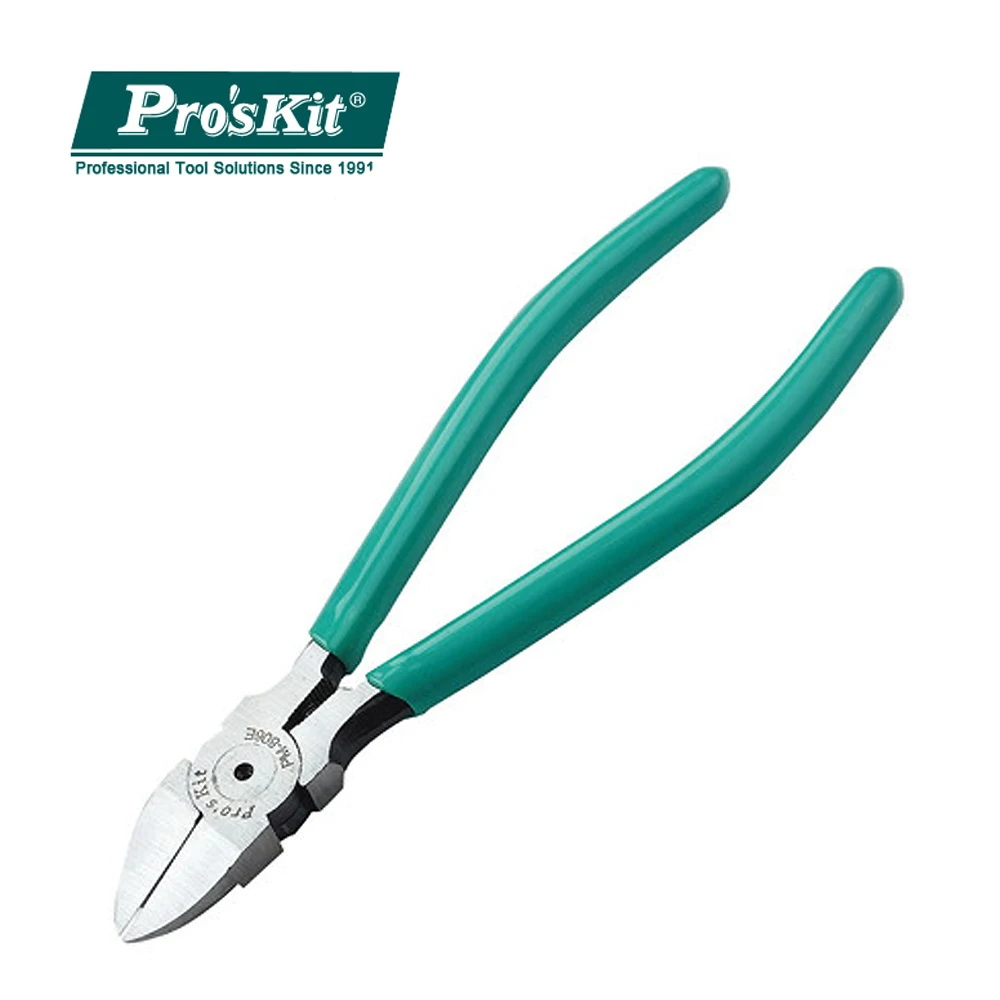 

Proskit PM-806E PM-806F Large bevel thin knife nozzle pliers 6 inches with spring diagonal pliers