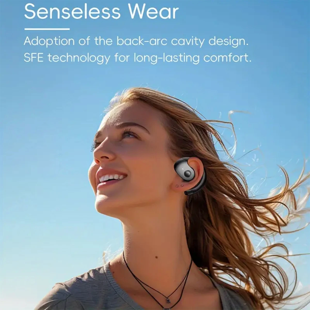 Wireless Headset Headset With HiFi Stereo Headset Condenser Microphone Dolby Audio Smartphone Compatible, For HD Calling And Mus 3