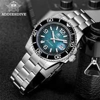 ADDIESDIVE 41mm montre de plongée pour hommes AD2513 200m étanche en acier inoxydable 316L montre-bracelet à Quartz calendrier BGW9 Super lumineux 1