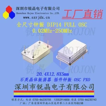 

2PCS/ Rectangular DIP14 Crystal Oscillator Clock Active Crystal Oscillator PXO OSC 30MHz 30.000MHz