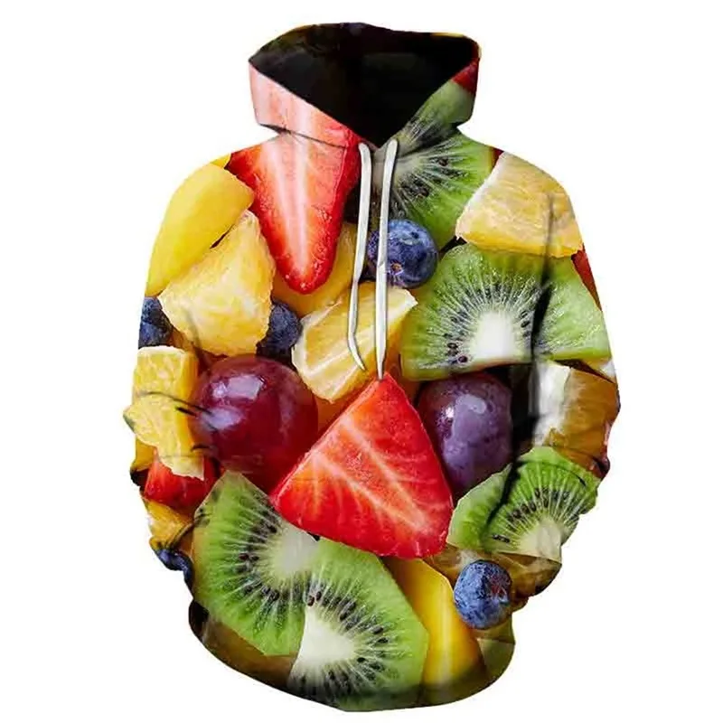thumbnail image 1 of Sudadera con capucha con estampado 3D de frutas y dulces para hombre, sudaderas casuales divertidas de talla grande para mujer, ropa de calle para hombre, sudadera con capucha para hombre, 1 of 5