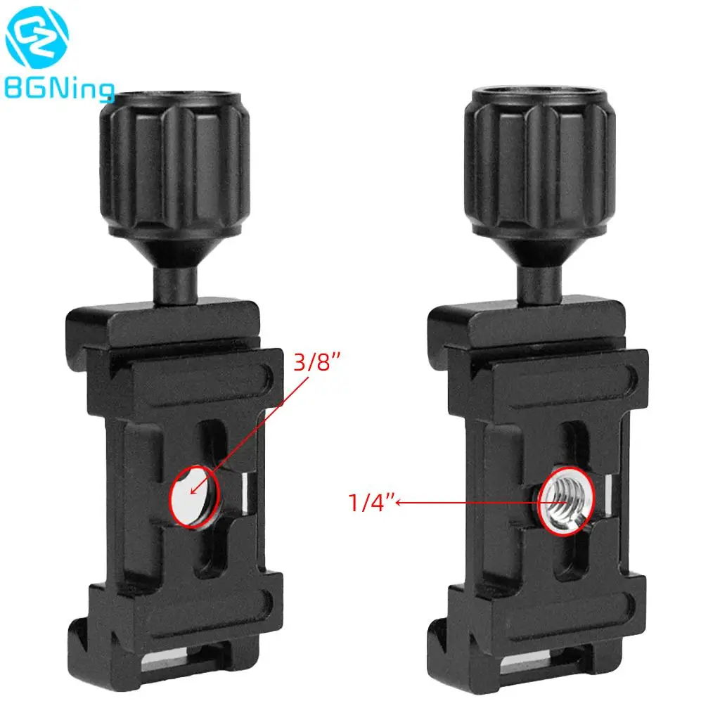Tripod mount adapter Portable 25mm CNC Anti-Slip Quick Release Clamp
