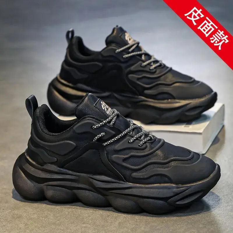 

Зимняя спортивная кожаная обувь для мальчиков мягкая подошва повседневная обувь для мужчин среднего и пожилого возраста