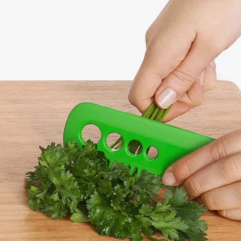 Vegetable Herb Eliminator Vegetable Leaf Comb Household Kitchen Multifunctional Gadgets Cooking Portable Kitchen Gadgets vegetable eliminator