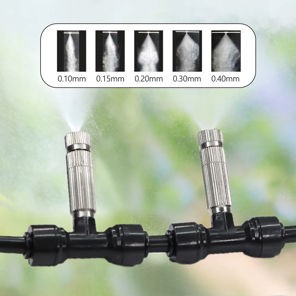 Pressure Washer Nozzle Garden Sprayer Nozzles Garden Irrigation Nozzle 3/16" 0.1-0.8mm High-pressure Misting Nozzle