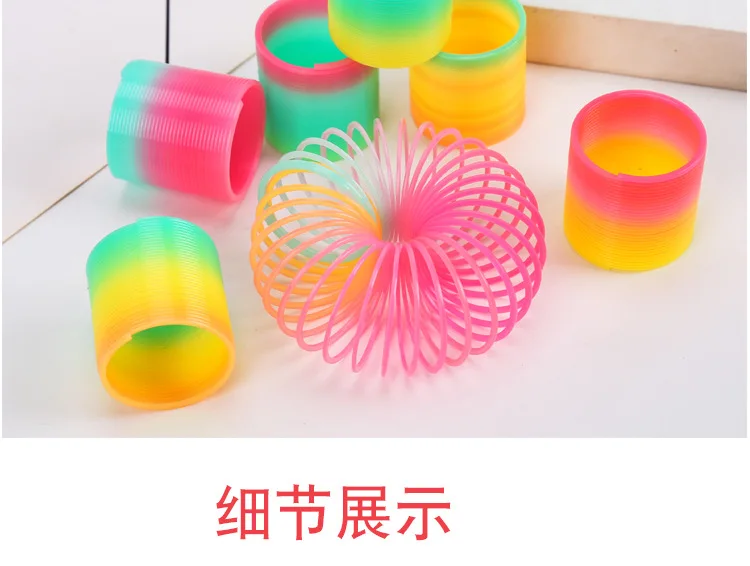12PCS Mini Rainbow Magic Springs Toys Happy Face Unicorn Kids Birthday Party Favors Classroom Prizes Goodie Bag Pinata Fillers