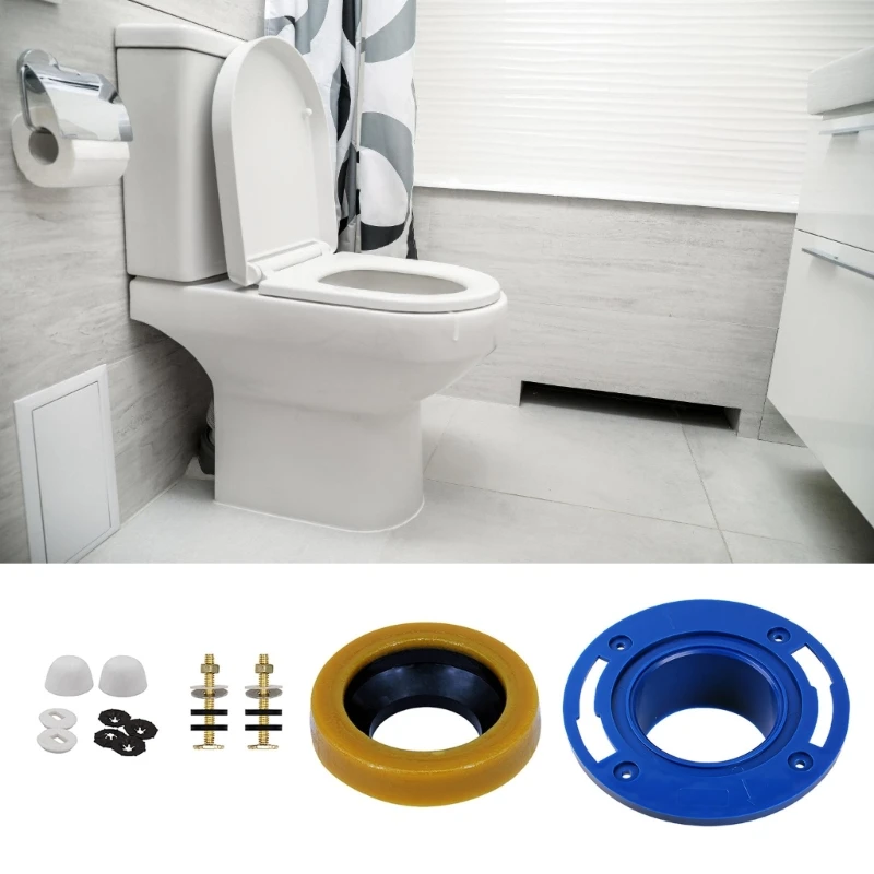 Household Toilet Flange Sealing Solution set Resistant to Wear & Aging for Home