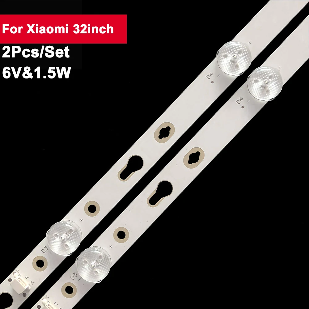 

2PCS Backlight TV Strip LED For TCL 32inch 5led 32HR332M05A7 32HR332M05A7 TCL32D05-Z GIC32LB37 32F6B,32S5300 32S6400 L32S6500