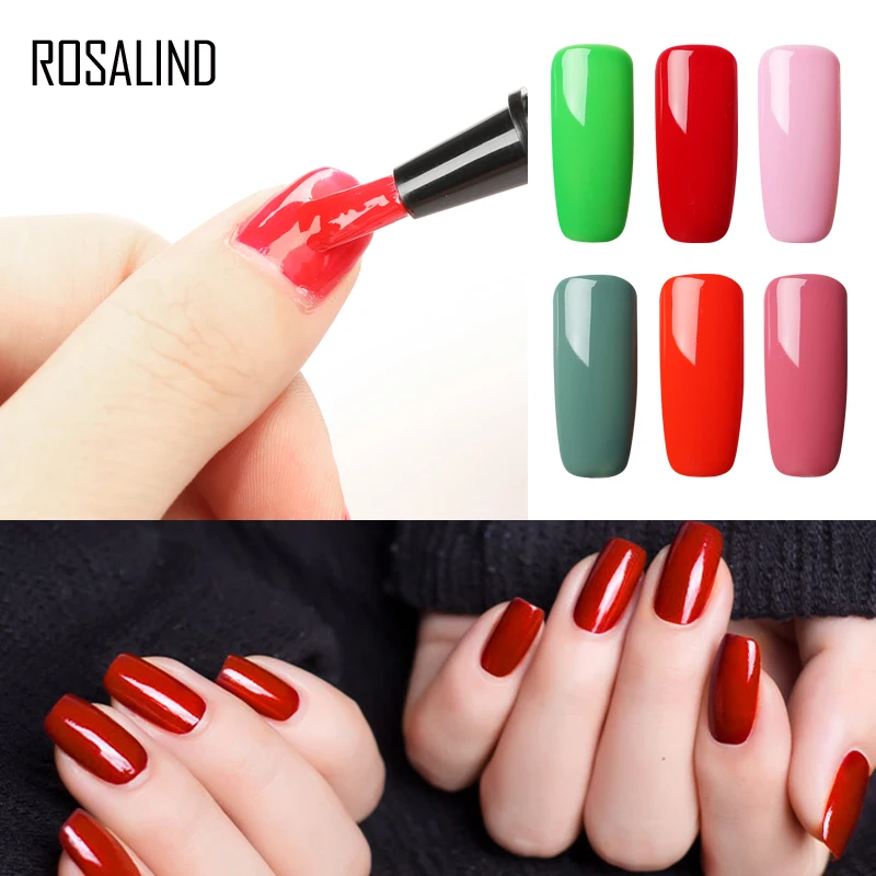 

ROSALIND 5ML Nails Art Gel Nail Polish Pen Design Gel Semi Permanent Base Top Coat UV Gel Varnish Hybrid Nail Polish